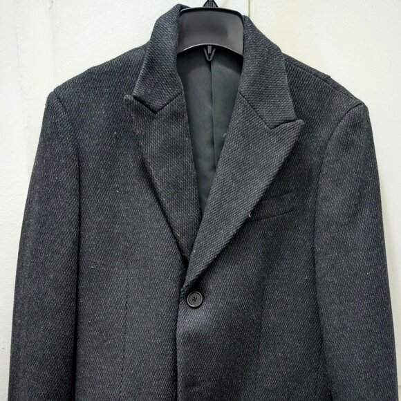 Allsaints Manfred Wool Blend Coat - Picture 1 of 4